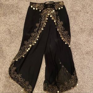 “Belly Dance” Loose Beaded Pants